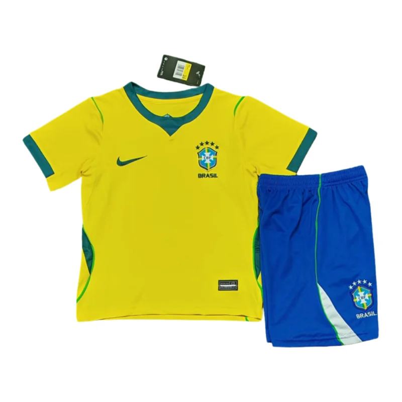 Brazilië Thuis Set 2025/26 Kids
